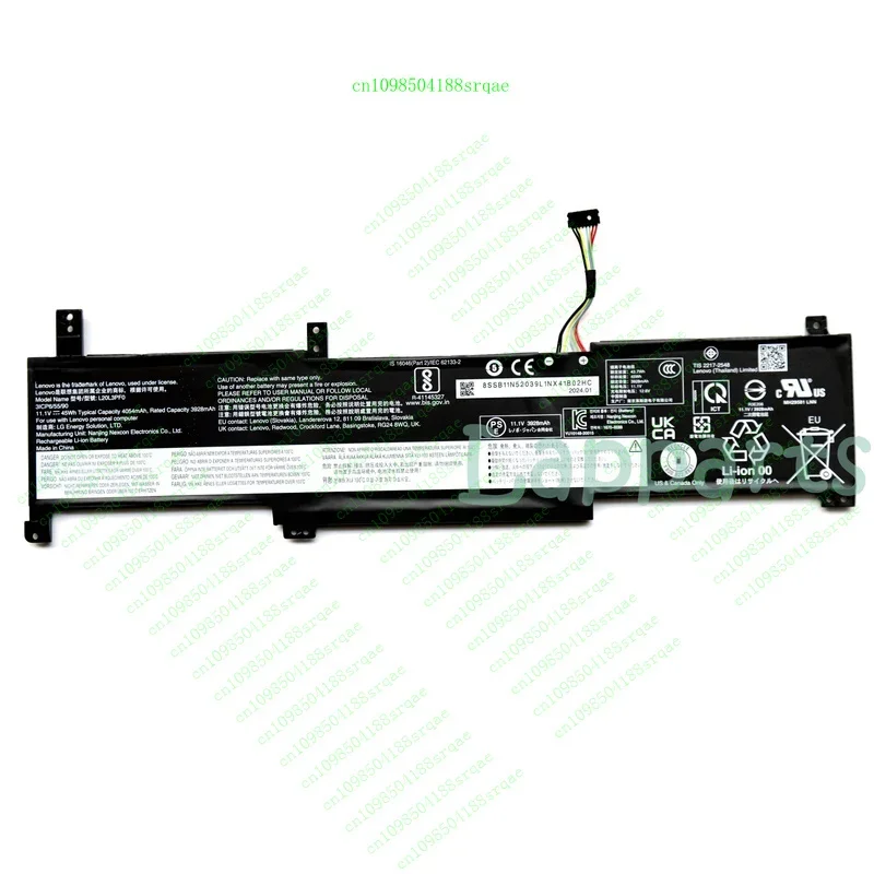 

Оригинальный аккумулятор l20c3pf0 l20l3pf0 l20m3pf0 для Lenovo IdeaPad 3 14itl6 15itl6%100 тест