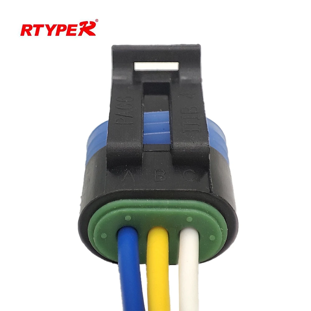 1/5/10 Set 3 Pin Gm Auto Zwarte Krukas Positiesensor Waterdichte Connector Kabelboom Plug 12162182 12162185 12162280