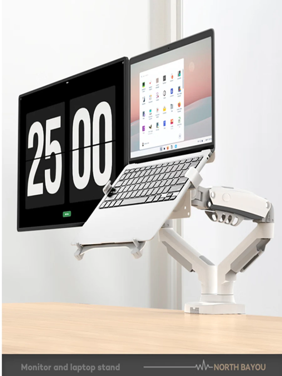 Desktop NB F160 + FP-2 Gas Spring Dual Arm for 17\