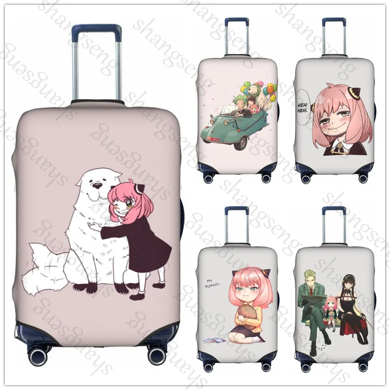

SPY×FAMILY Travel suitcase protective case, suitcase cover, elastic protection, washable Luggage cover, 18-32 in