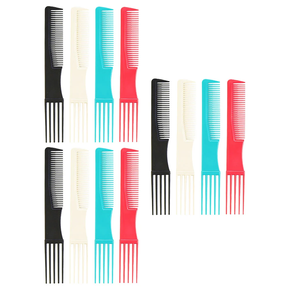 

12 PCS Five-Fork Hairdressing Comb Combs Women Free Shipping Children Brіv Styling Cutting Salon Hairbrushes Women's