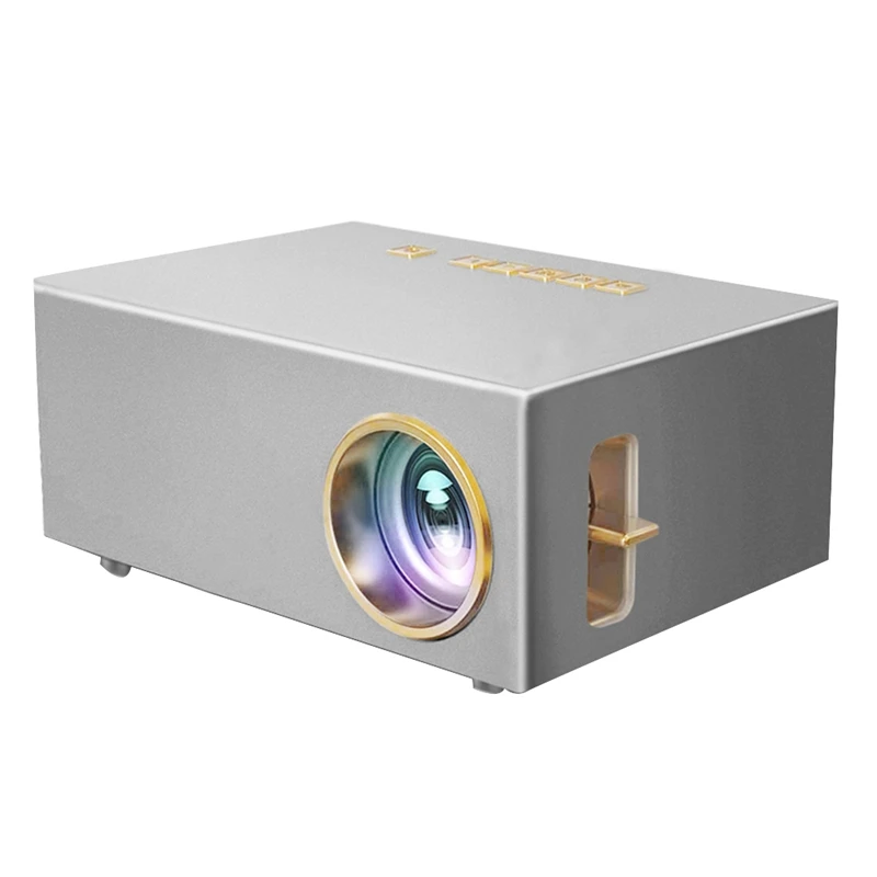 Mini Projector 800X480P Resolution Support Voice Full HD Video Beamer For Home Theater Pico Movie Projector-EU Plug