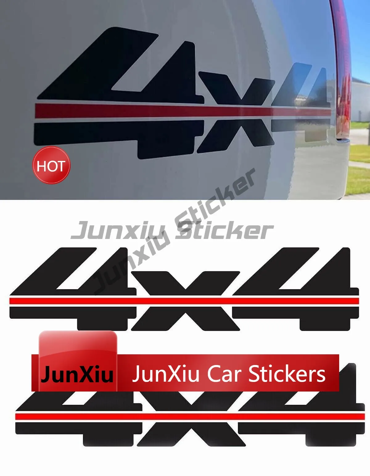 2 Stück Z85 4x4 Offroad-Aufkleber 4WD Geländewagen-Serie Dekals Persönliche Wasserdichte Tarnfarben JDM Tuning SUV-Aufkleber – Detail 20