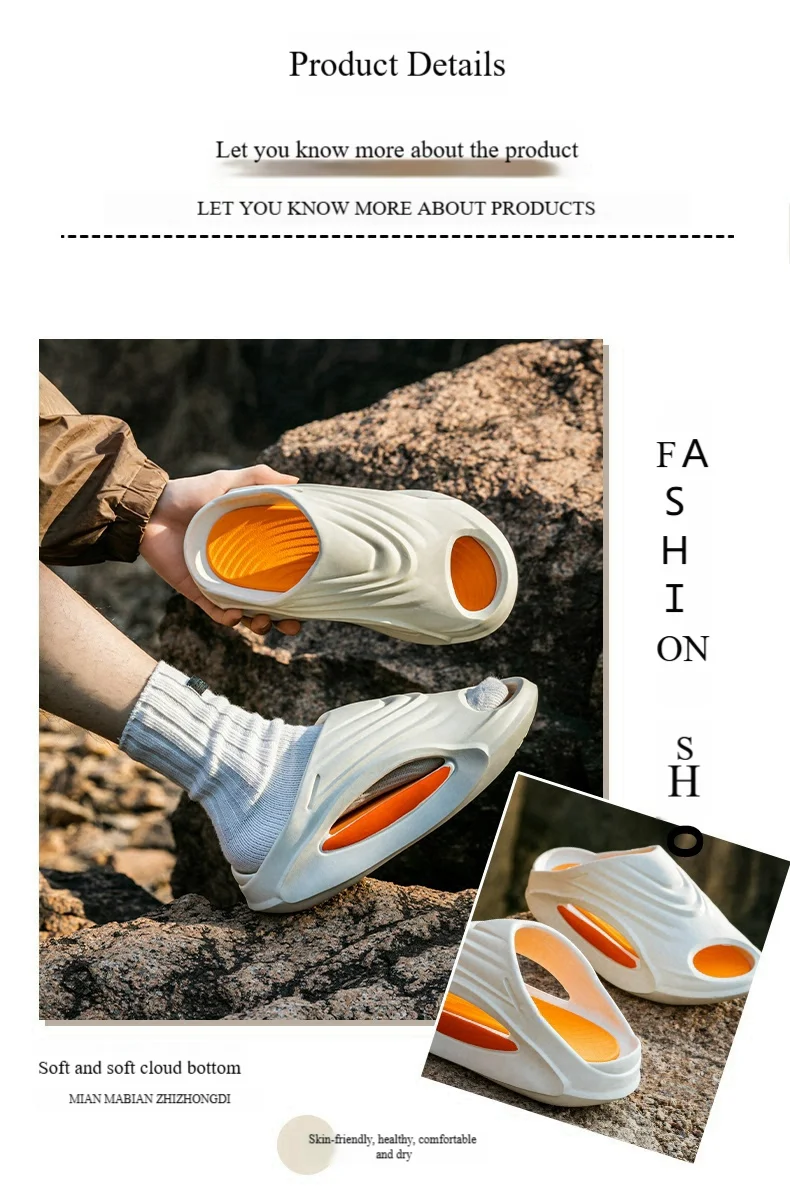 "New Unisex Sport Slides - Thick Sole Anti-Slip Motorcycle Sandals for Men/Women, Beach Basketball Outdoor Summer Footwear