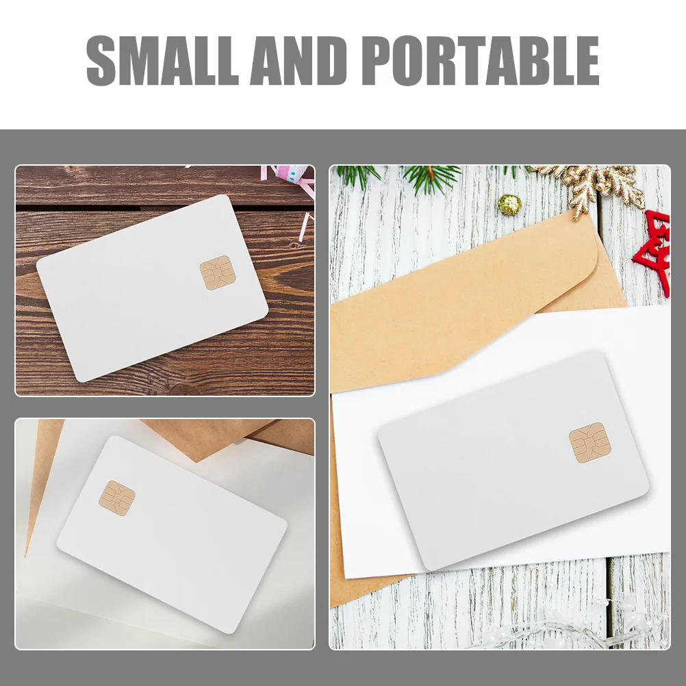 8pcs White Ic Chip Pvc Card Blank Intelligent Card For Access Control System Hotel Key Parking Attendance Cards