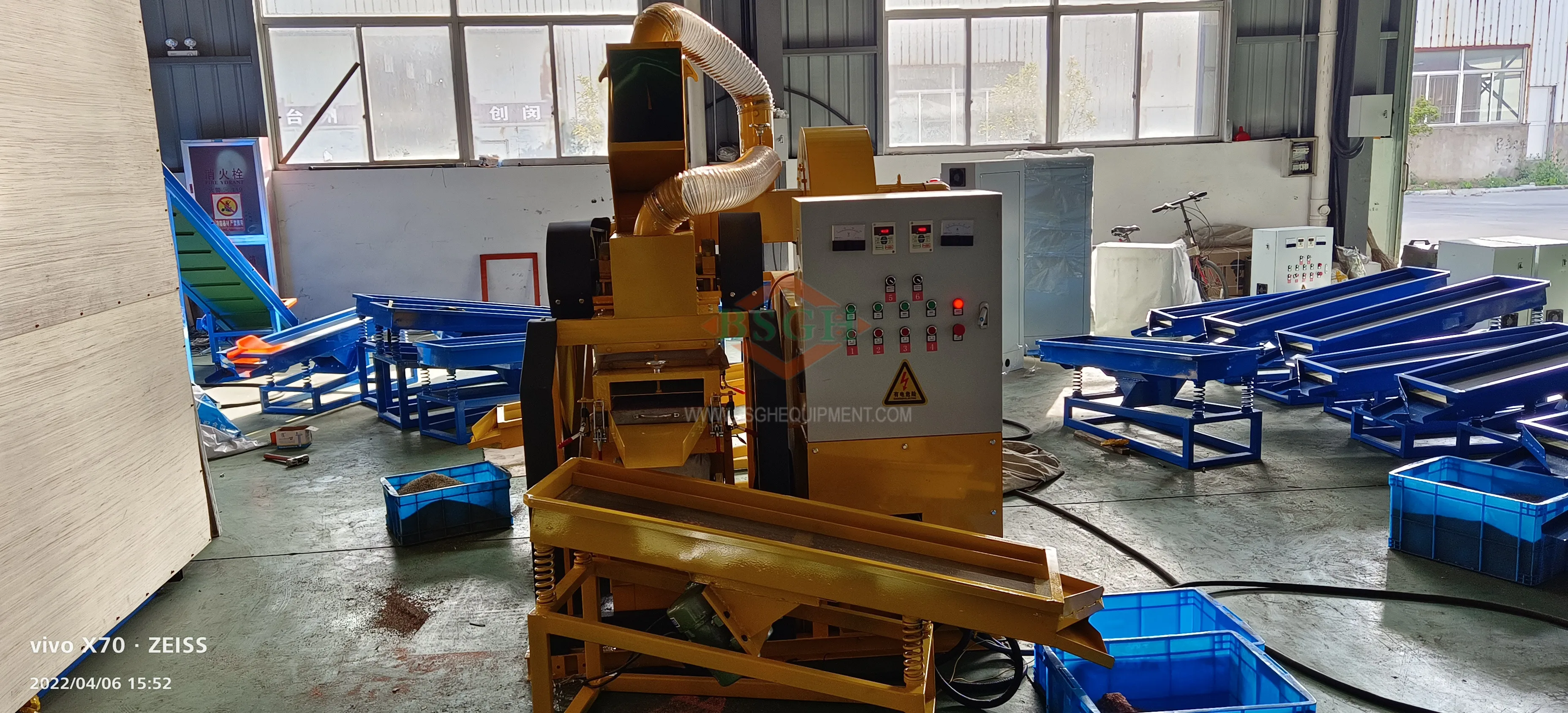 Best Pure Copper Scrap Cable Wire Granulator Automatic Copper Chopper Recycling Machine From China