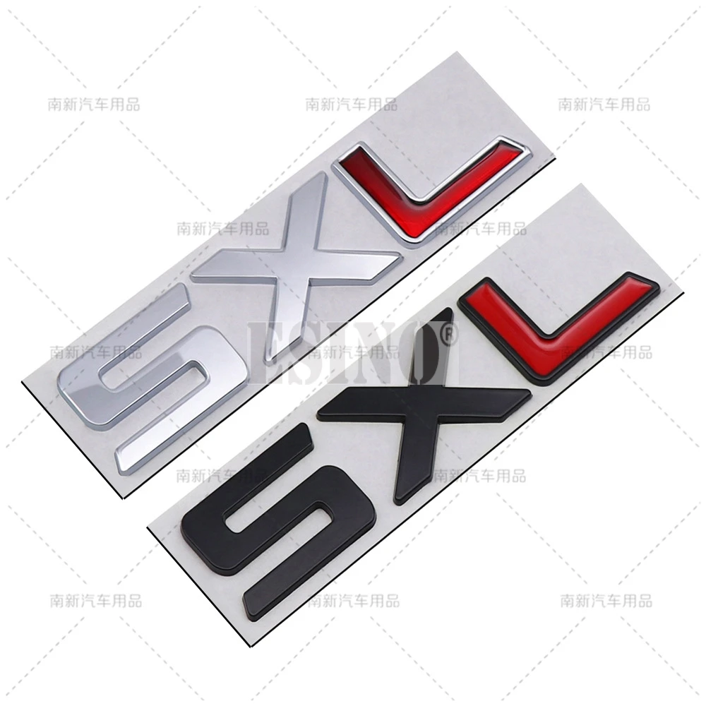 Car Styling 3D SXL Metal Zinc Alloy Car Badge Body Rear Trunk Adhesive Emblem Sticker for KIA Sedona Carnival Sorento