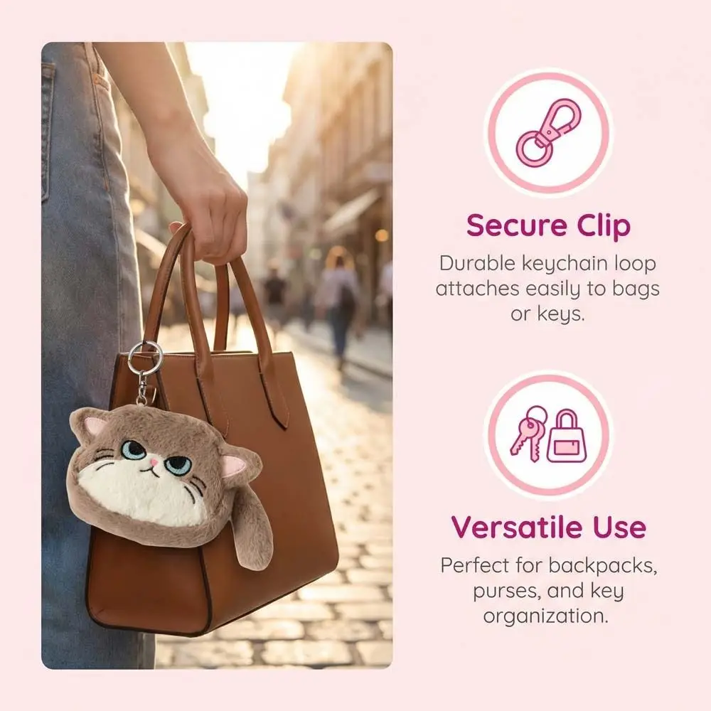 Soft Zero Wallet Kitten Coin Purse Cartoon Cartoon Cat Coin Bag Cat Mini Purse Birthday Gift