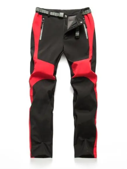 

Thiened Fce Lined Soft ell Спортивная спецодежда на открытом воздухе Брюки Мужские повседневные прямые брюки Зимние теплые водонепроницаемые брюки