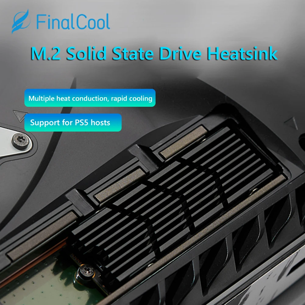 JIUSHARK M.2-Three M2 2280 Solid State Hard Drive Heatsink with JIUSHARK M.2-Three M2 2280 Solid State Hard Drive Heatsink with
