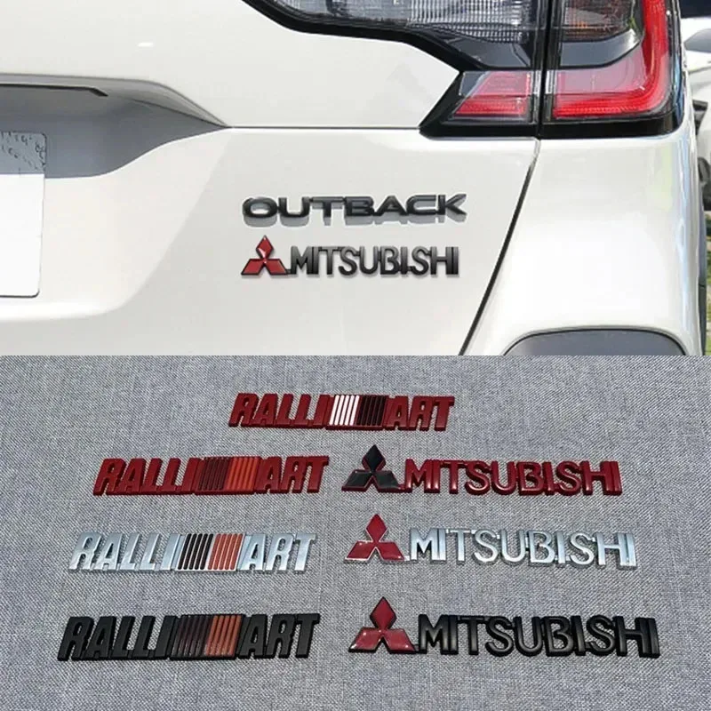 

Car Body Side Sticker Trunk Badge for Mitsubishi RALLIART Lancer L200 ASX Pajero Eclipse Galant Outlander Accessories