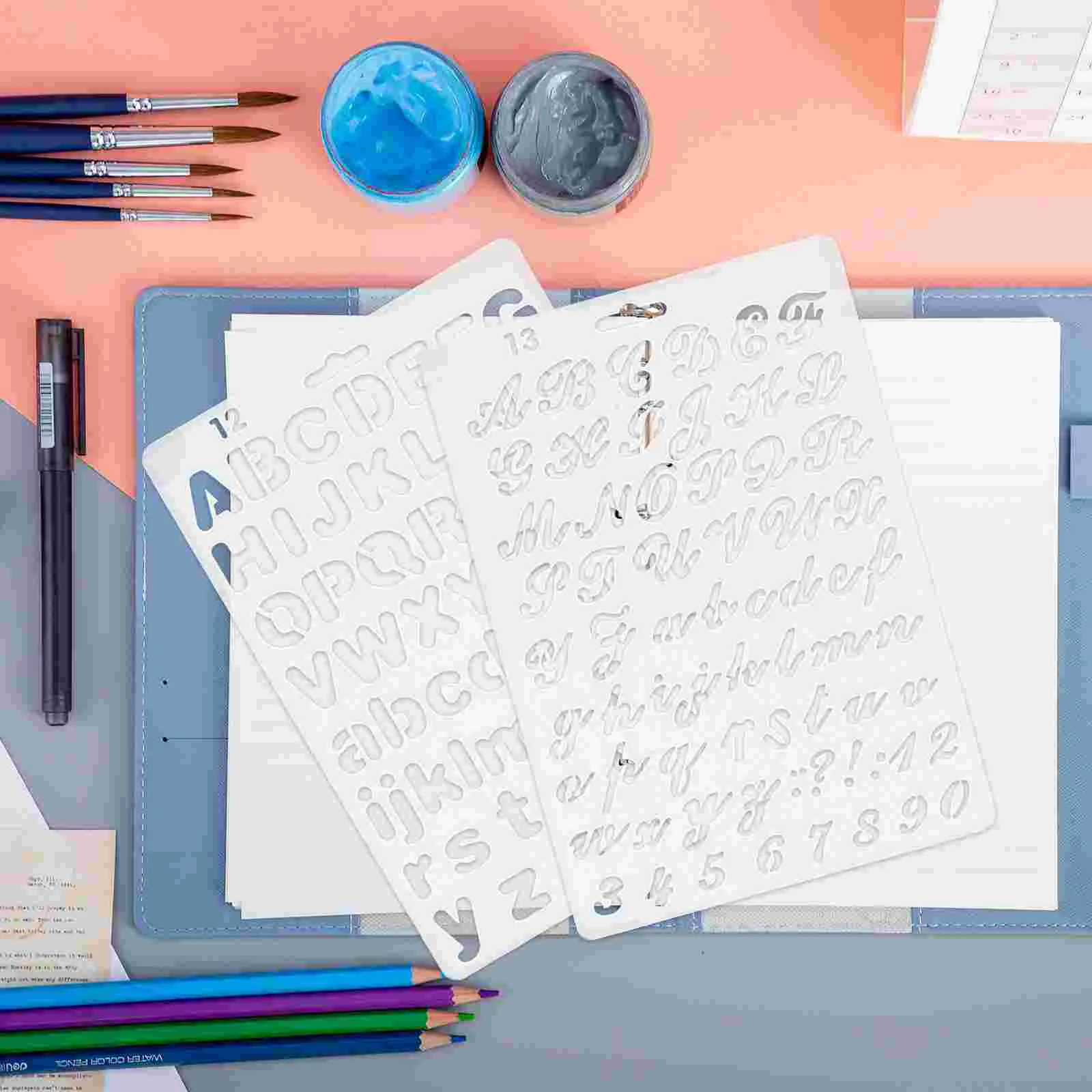 3 шт. трафареты для рисования стен на холсте