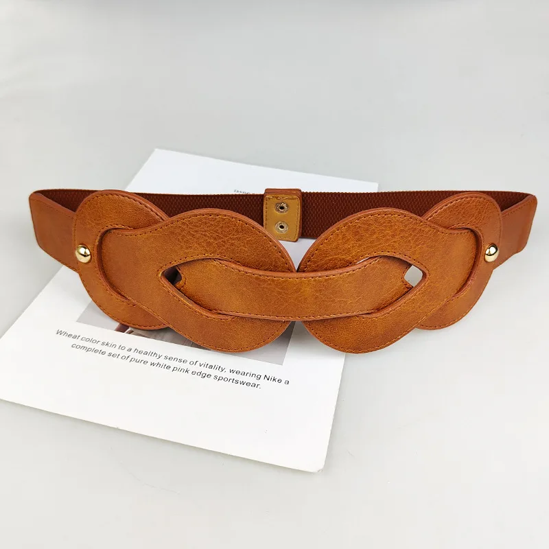 

Модный женский эластичный широкий пояс-корсет для платья, пальто, свитера, декоративный, высокого качества, 2026