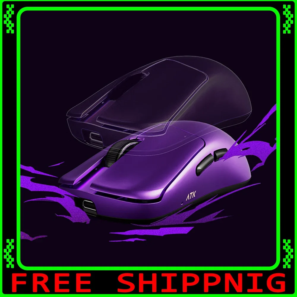 

ATK DUCKBILL Ultra Mouse Dual Mode Wireless Mouse Paw3950Ultra 8000Hz Lightweight Gaming Mice For Valorant CS2 PC Accesssories