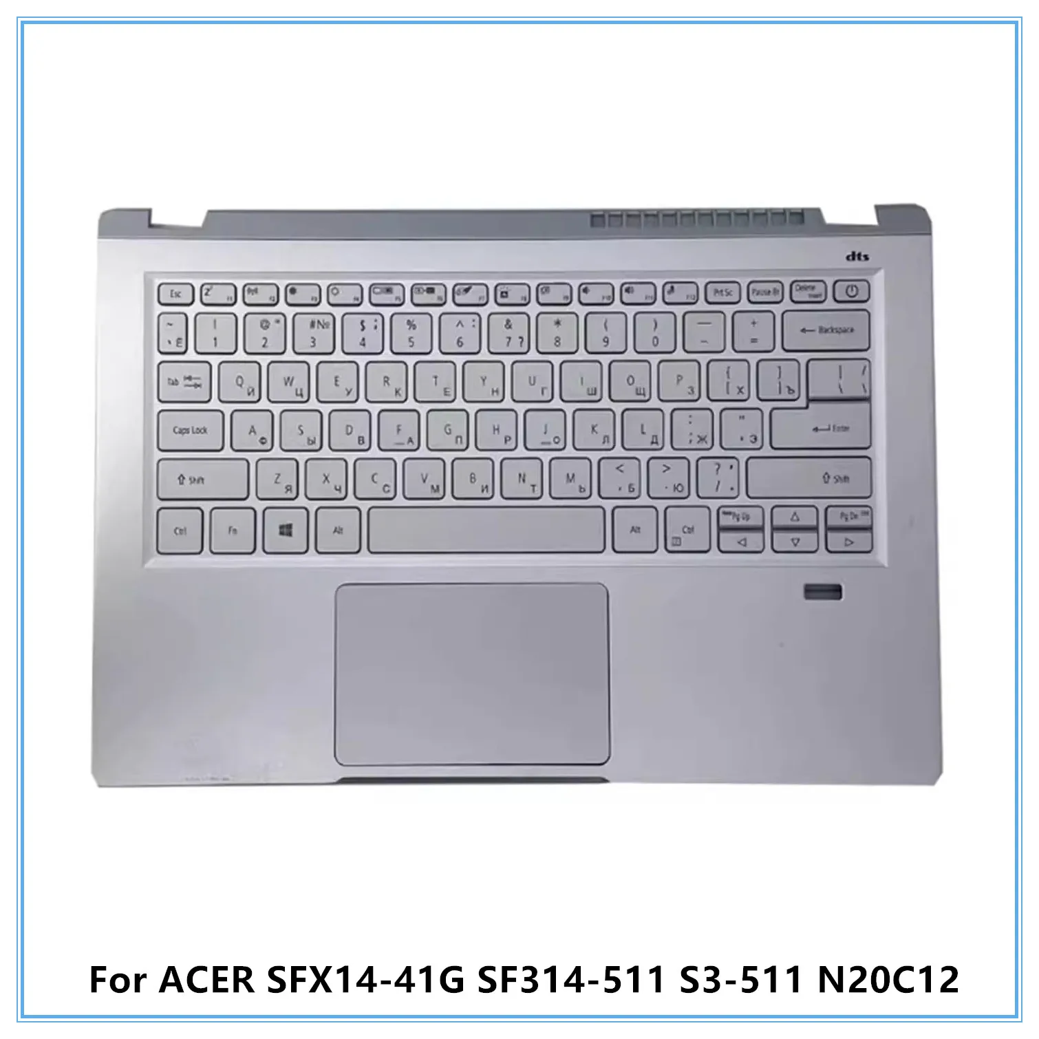 New Palmrest Keyboard For ASUS SFX14-41G SF314-511 S3-511 N20C12 Laptop Palmrest Upper Cover With UK/RU Layout