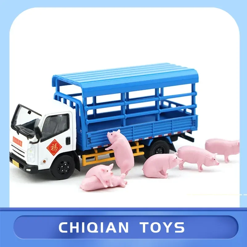 

TaoYi Xcartoys масштаб 1/64 сплав животное транспорт свинья тянущая модель автомобиля без дистанционного управления коллекционная игрушка-автомобиль