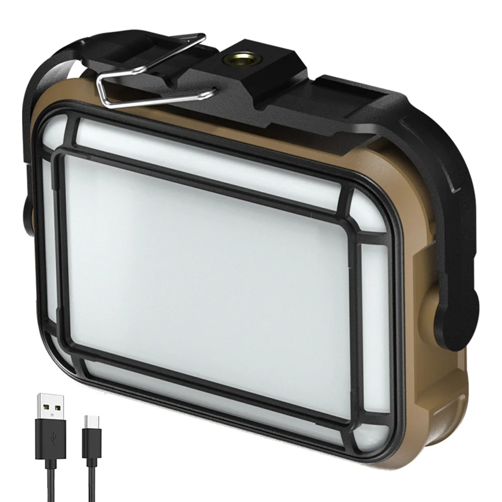 

Solar Work Light Camping Mechanic Light USB Charging Emergency Worklight Mobile Power Bank for Construction Site Garage Workshop