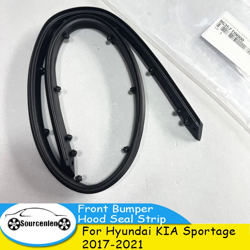 

86357-D9000 86357D9000 Valve Gasket Cover Front Bumper Hood Seal Strip for Hyundai KIA Sportage 2017-2021