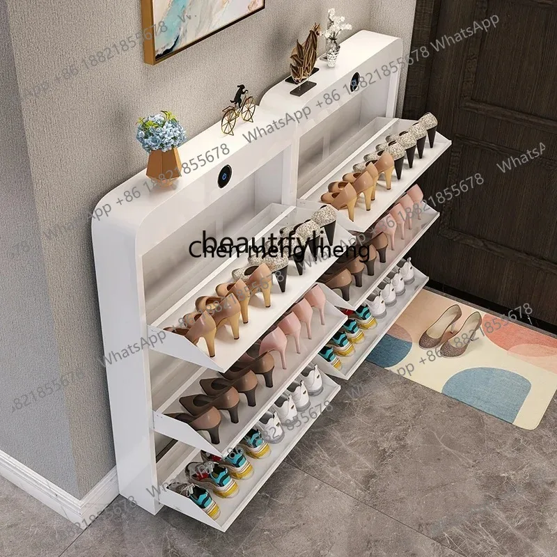 LHY26 ss CXH Ultraflacher Flur-Aufbewahrungsschrank, Schuhregal für den Eingangsbereich, platzsparend