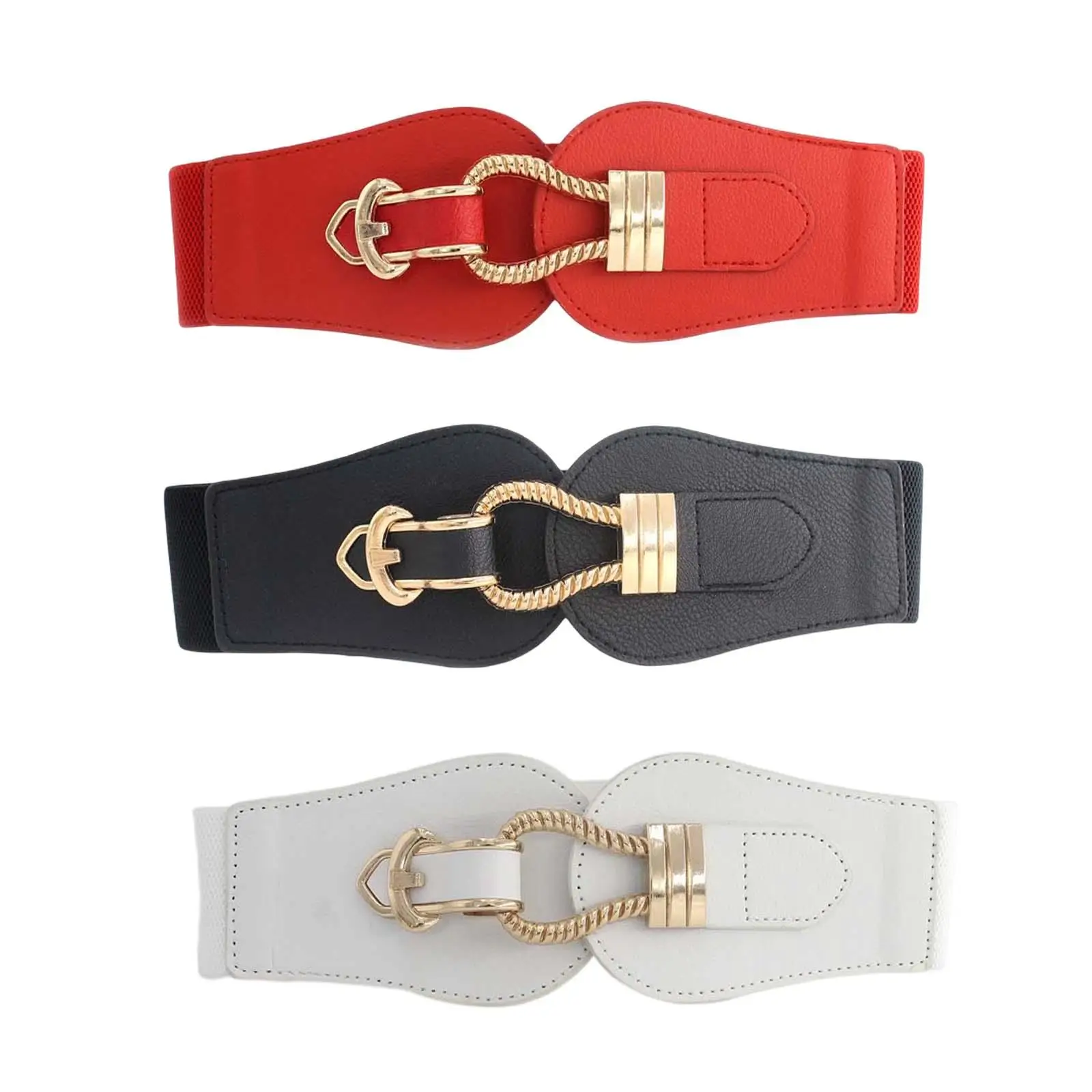 

PU Leather Skirt Belt Accessories for Daily Casual Waist Belt Girls Ladies