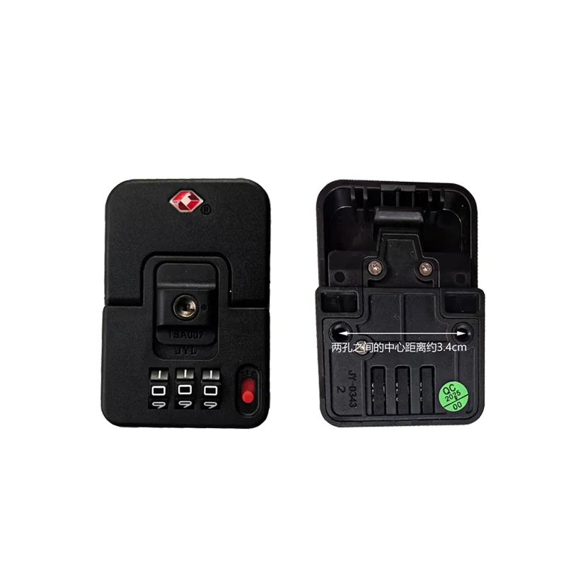 Suitable For JY-D343 Original Baggage Customs Lock Luggage Accessories Combination Lock Simple Portability Anti-theft Security