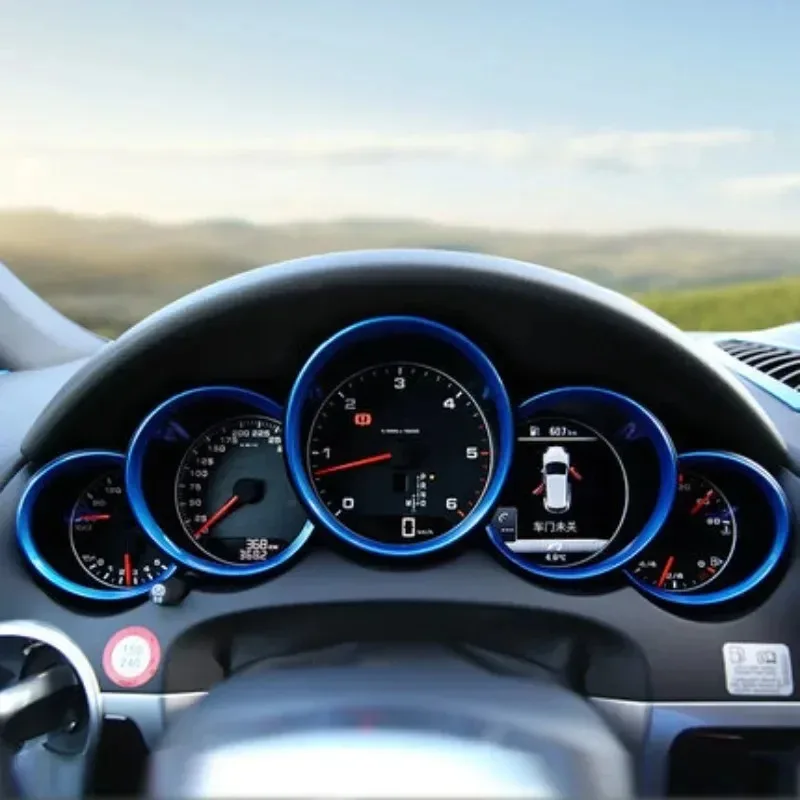 

For Tiy A Set for Car Trim Suitable Porsche Dashboard Trim, Interior Stickers, Macan Modification, Cayenne, Auto Part