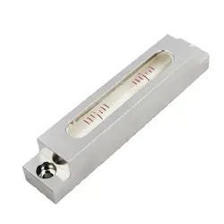 QASE Long strip high precision level blister Bubble Spirit Level with mounting holes size 105x19x19mm