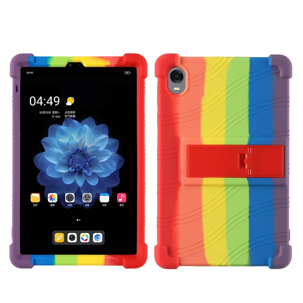 Capa para alldocube iplay60 mini pro8.4 polegadas tablet silicone capa protetora crianças amigável à prova de choque macio suporte ajustável capa
