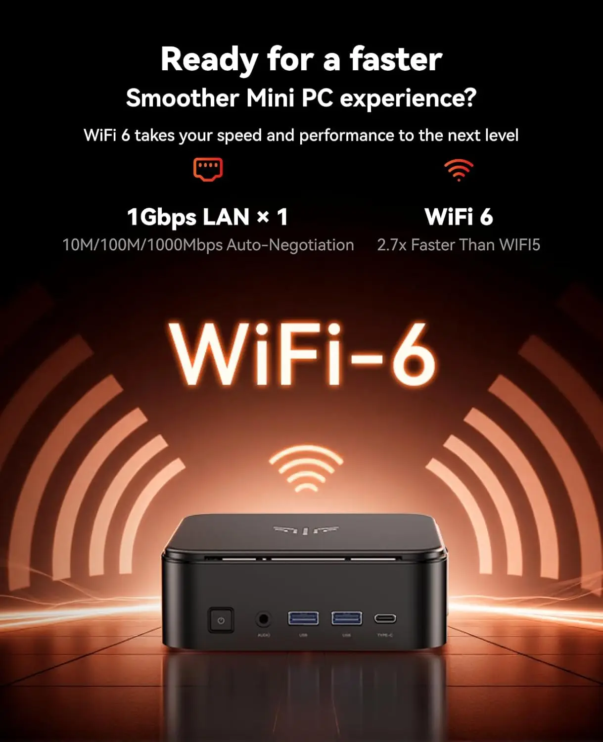 KAMRUI Gaming E3B Mini PC AMD Ryzen 7 5825U 16GB/32GB DDR4 512GB M.2 SSD WiFi6 BT5.2 Mini PC Gaming Komputer Desktop