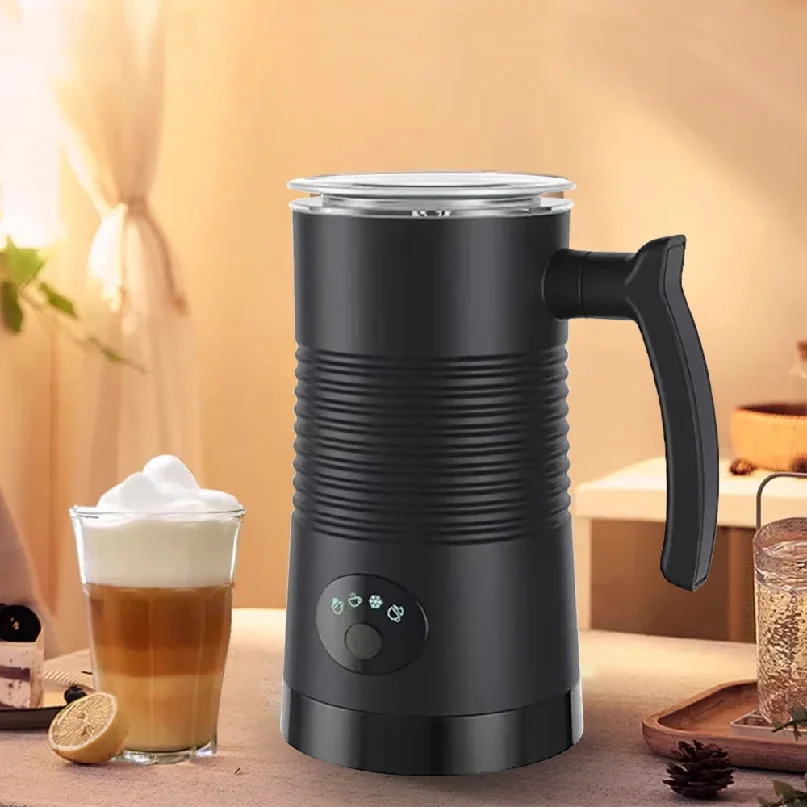 

Electric Milk Frother Automatic Rotary Foamer for Coffee Cappuccino Latte 4 in 1 Hot and Cold Foam Maker Milk Frother Foamer