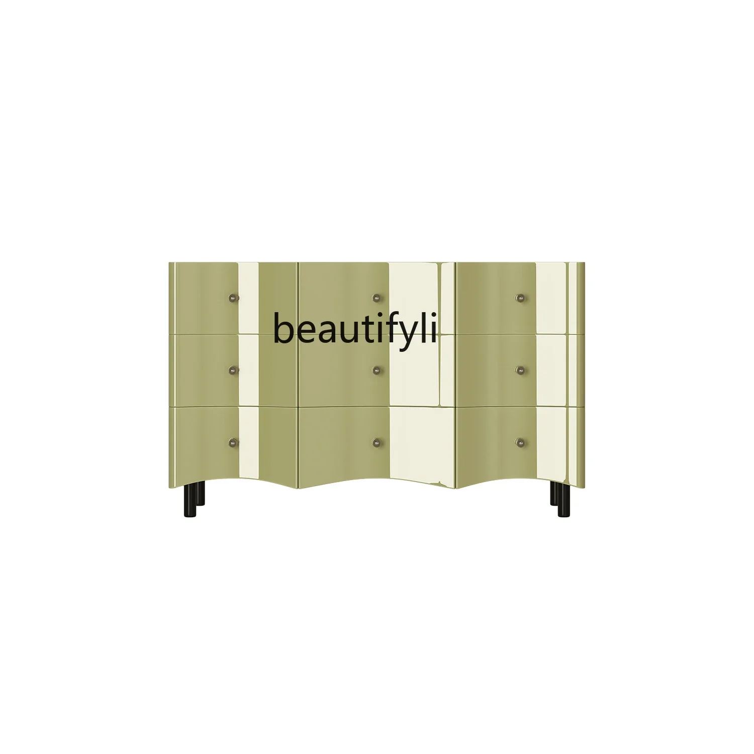 

Chest of Drawers Simple and Light Luxury Bedroom Storage Living Room Entrance Cabinet Storage Nine Chest of Drawers