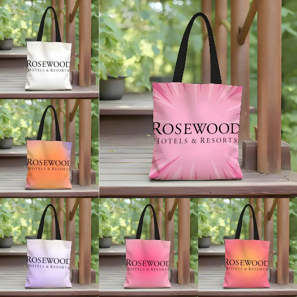 Storage Bags Canvas Shoulder Bag for Boys Girls Anime Crossbody Bags Students Handbag Luxury Style R-Rosewood Hotel