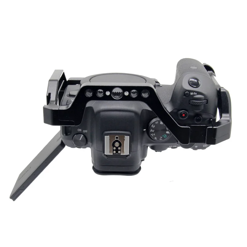 منصة قفص من الألومنيوم لكانون ، EOS R5 ، R6 ، Mark II ، Nato Rail ، لوحة Arca السويسرية