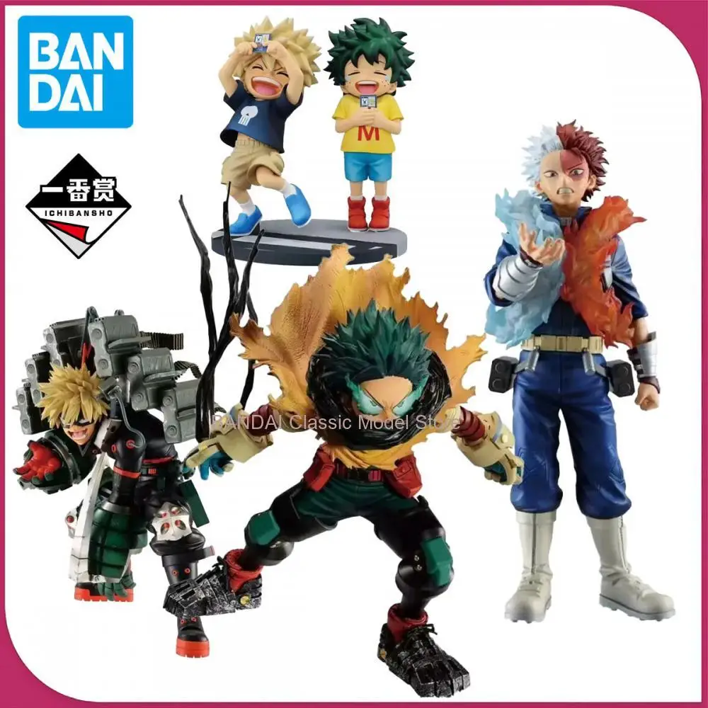 

2025 В наличии японская оригинальная аниме-фигурка Midoriya Izuku/Bakugou Katsuki/Todoroki Shoto, фигурка, коллекционная модель игрушки