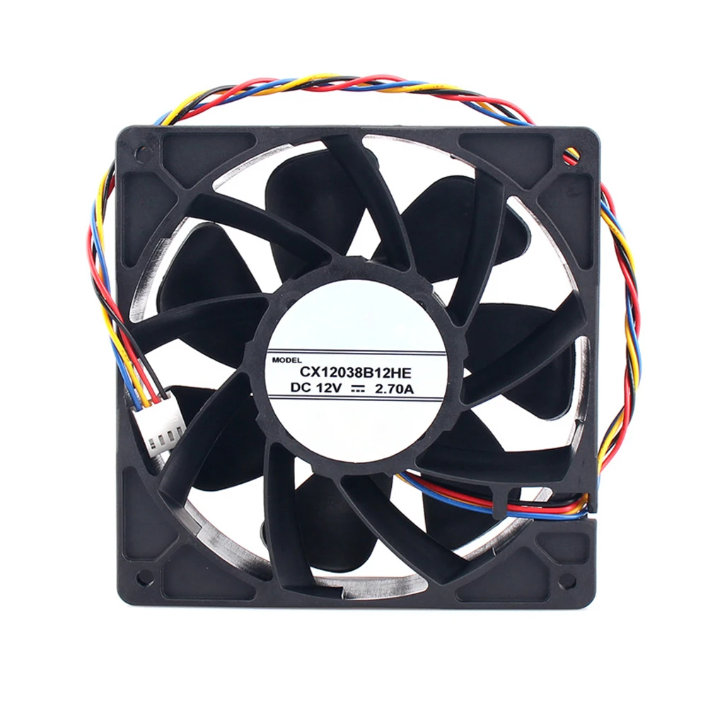 120mm Bearing Fan 12038  High RPM Speed Air Miner Cooling Cooler Fans  Easily Installed  Reliable Cooling Solution