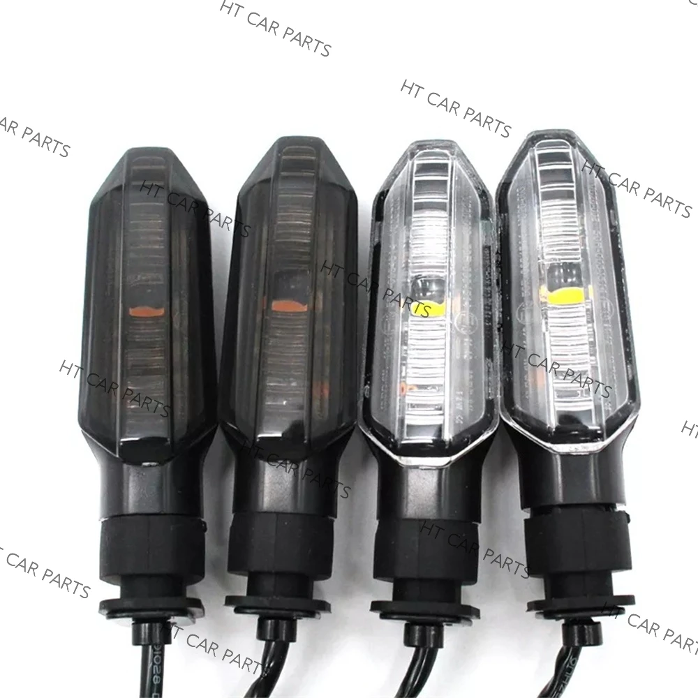 For Honda RS150 XRE300 CRF300 X-ADV 2Pcs Motorcycle Turn Signals Lights 8 Leds Water Flowing Indicator Arrow Blinker Lamps