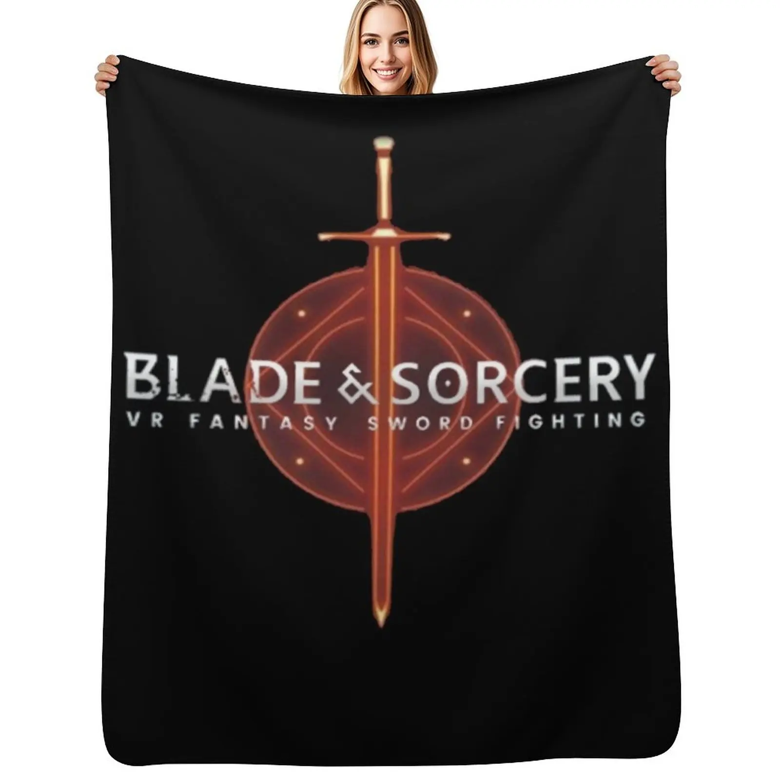 Blade And Sorcery Throw Blanket Softest Luxury Thicken Beautifuls Comforter Decorative Sofas Extra Large Throw Blankets