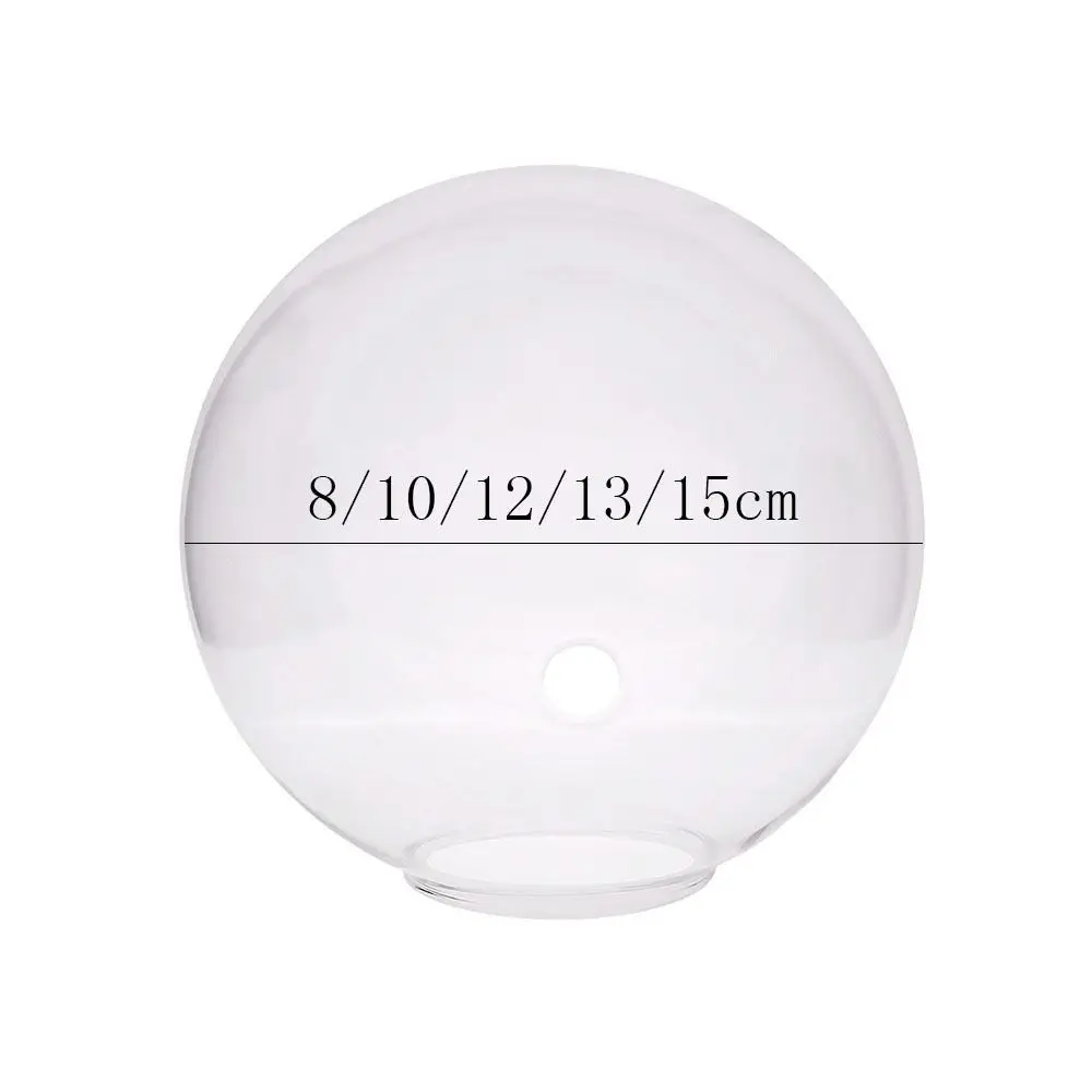 Transparent Glass Vase Wall Hanging Hydroponic Terrarium Fish Tanks Potted Plant Flower Pot Dia 8cm/10cm/12cm/13cm/15cm - view 6