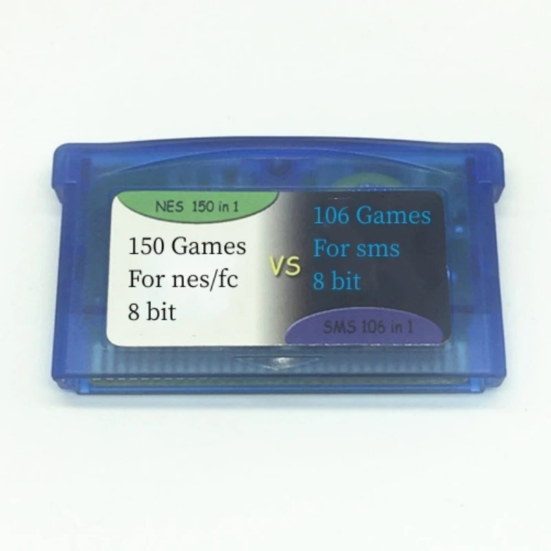 

Newest 256 in 1 Game cartridge for gba series game console for nes for sms 8 bit games card gaming accessories