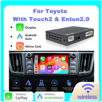 OEM Screen Upgrade Decoder multimedia Retrofit Kit for Toyota Touch2/Entune2.0 System 2014-2019 Wireless CarPlay Android auto