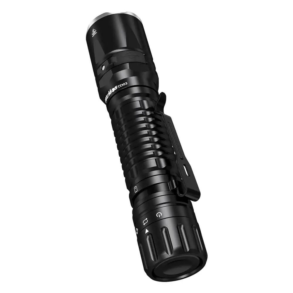 Wurkkos TD03 1800 Lumens USB C Rechargeable EDC Tactical Flashlight