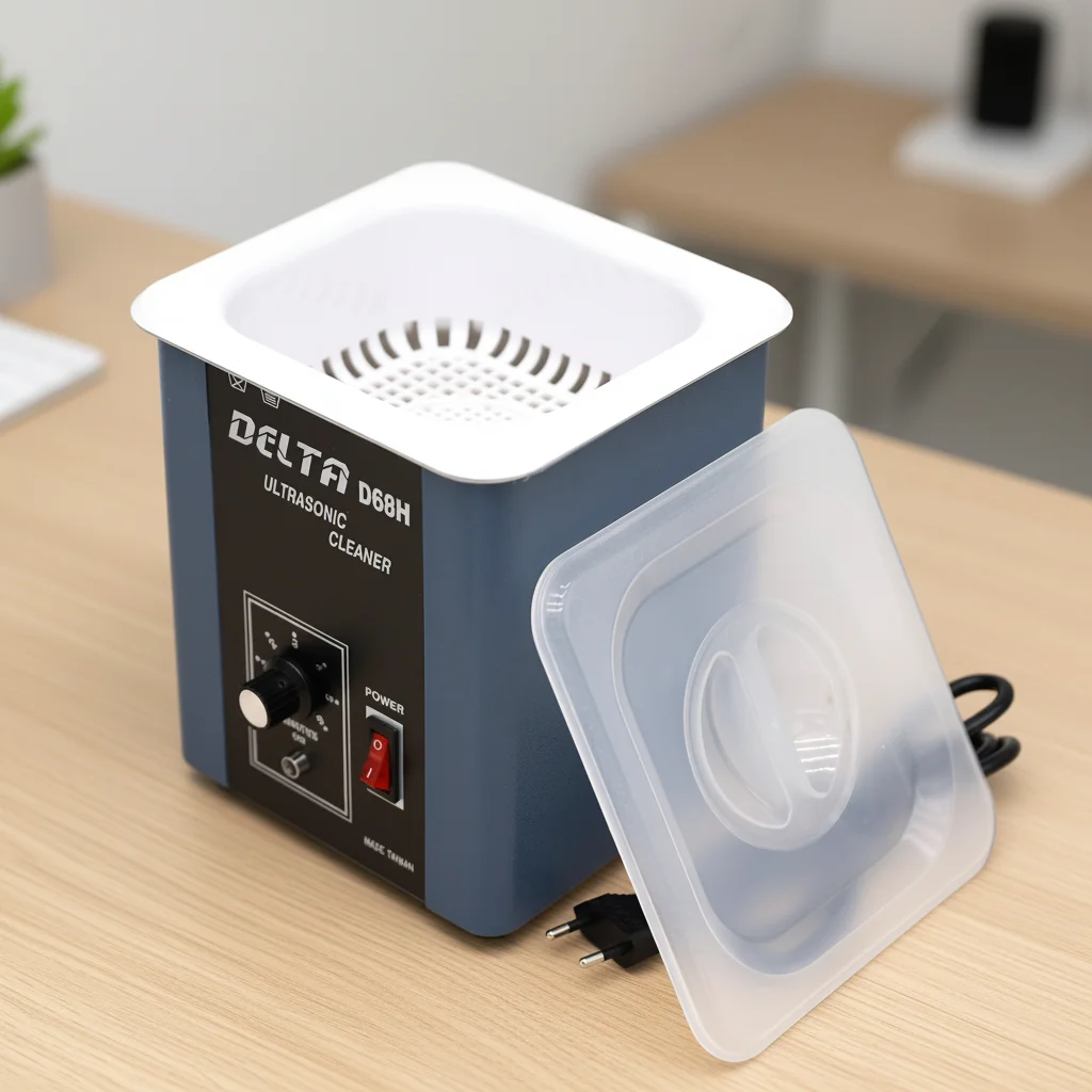 Kinway Powerful 1.3L Stainless Steel 220V Jewelry Mechanical Desktop Ultrasonic Cleaning Bath Small Parts Jewelry Tools