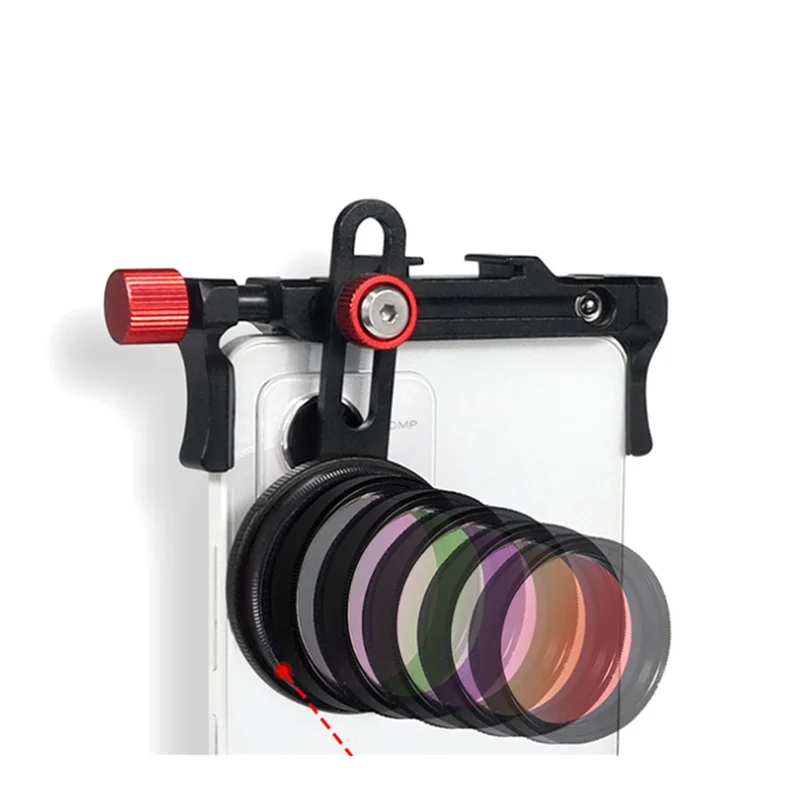 ELECT-For Iphone 15 14 Pro Max 37Mm Metal Mobile Clip Filter Adapter Ring For  S23 Ultra Huawei Mate60