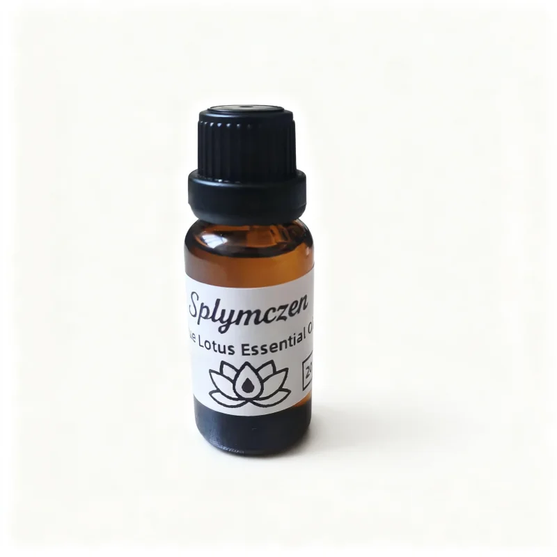Huile de Lotus bleu naturel d'aromathérapie pour un sommeil profond et une pression relaxante, purif