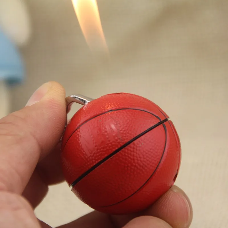 

Basketball Lighter Pendant Open Flame Lighter Inflatable Cigarette Lighters Smoking Accessories Cigarette （NO GAS）