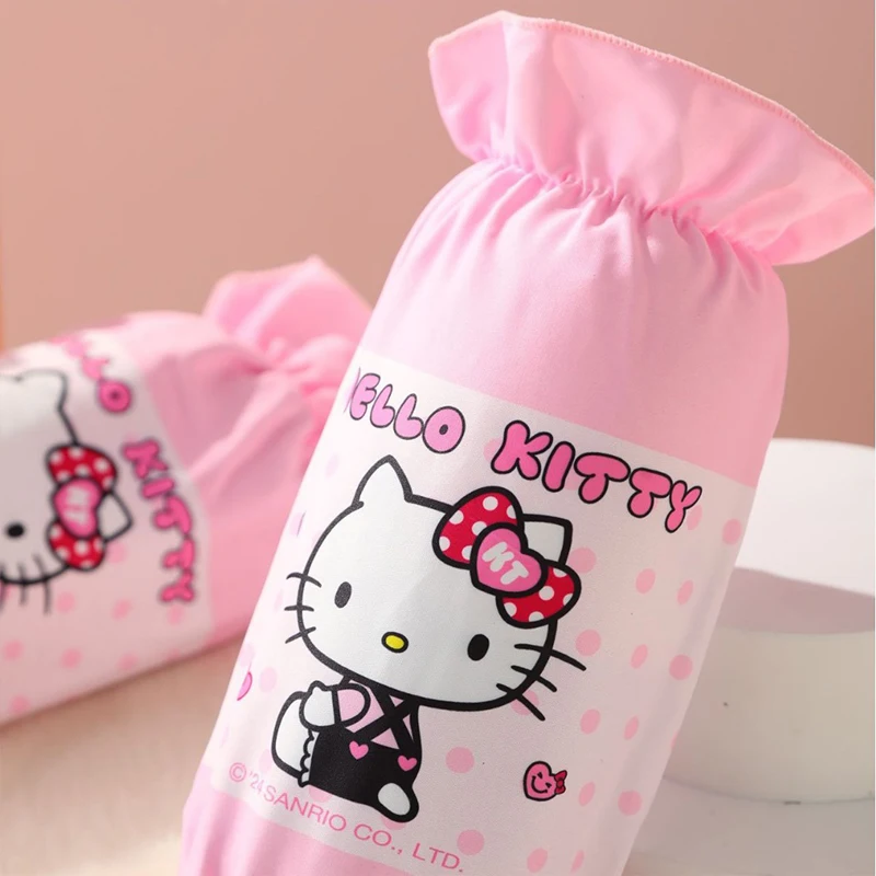 Kuromi Hello Kitty Children Cuff Sleeves Kawaii Sanrio Anime My Melody Cinnamoroll Girls Winter Soil-Proof Waterproof Sleeves