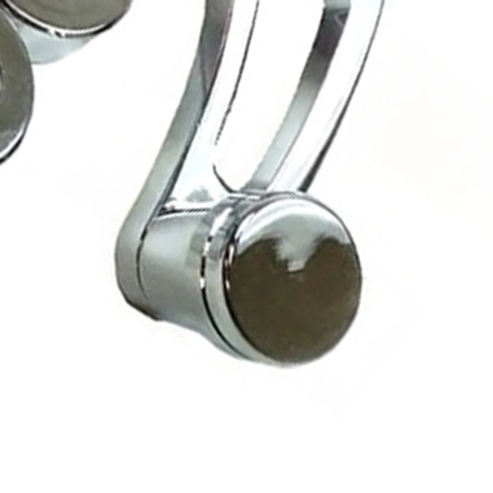 Billet Aluminum Chrome 3in Window Crank Handle Kit Includes 2 Handles 2 Square 2 Splined 2 Round Adapters for Classic Cars