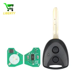 Liberty Car Remote Key FOb for Toyota AVANZA 2016 2017 2018 433MHZ 4D67/72G Chip Wigo Grand For Daihatsu Xenia Alza Myvi Axia
