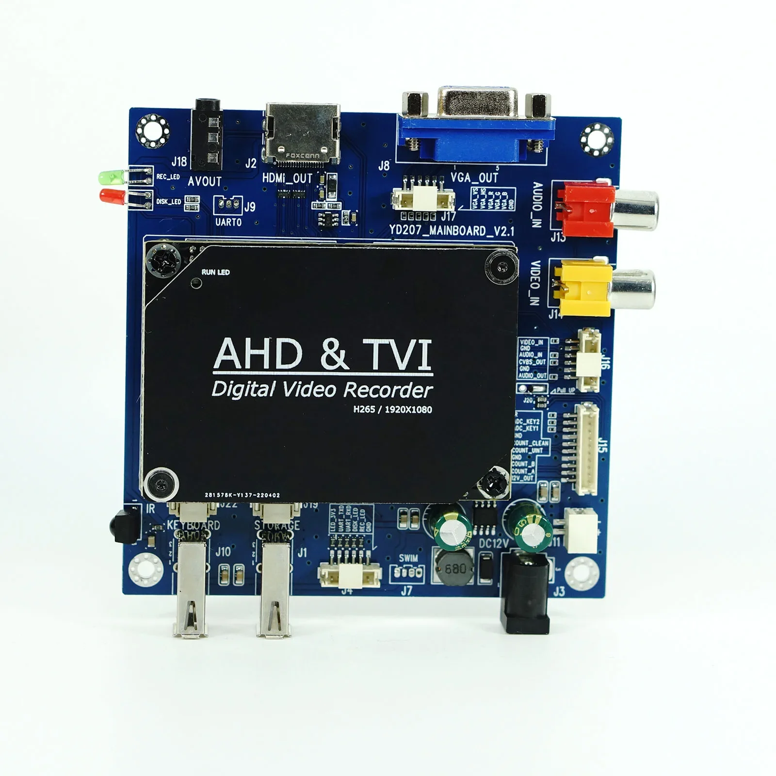 

Analog CVBS/ AHD 1080P/720P Video InputProfessional Core Board for Pipeline Inspection System Recording with Video Audio Record