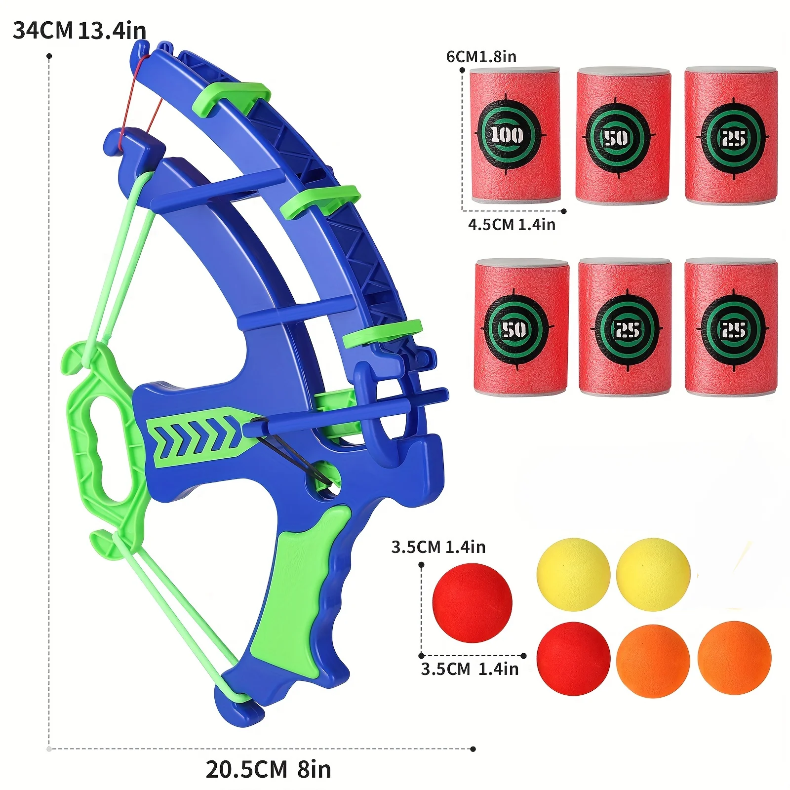 Montessori Shooting Games Speelgoed Set Voor Jongens, Educatief Kinderspeelgoed Buiten Binnenspellen Met Zachte Kogel En Ballen, Kerstfeest